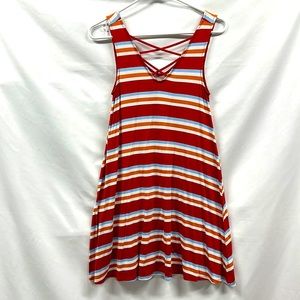 Arizona Jean Co. Size XS Sleeveless Summer Striped Dress